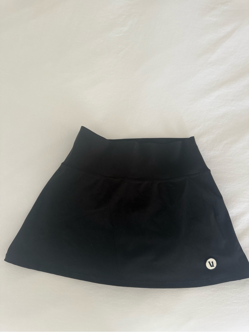 Vuori Volley Black Athletic Skort with Subtle Logo - Picture 5 of 8